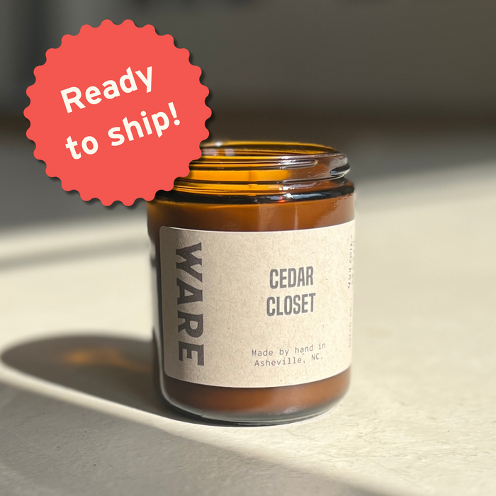 *READY TO SHIP* Ware Candle: Cedar Closet