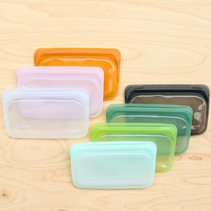 Stasher Clear Silicone Reusable Travel Bag